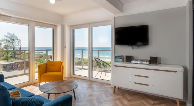 Апартаменты Deluxe с балконом и с видом на море Al Mare - Apartamenty i pokoje