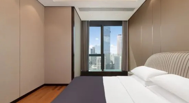 Трёхместный семейный люкс с красивым видом из окна Yunmu International Hotel, Chongqing Jiefangbei Hongyadong Branch