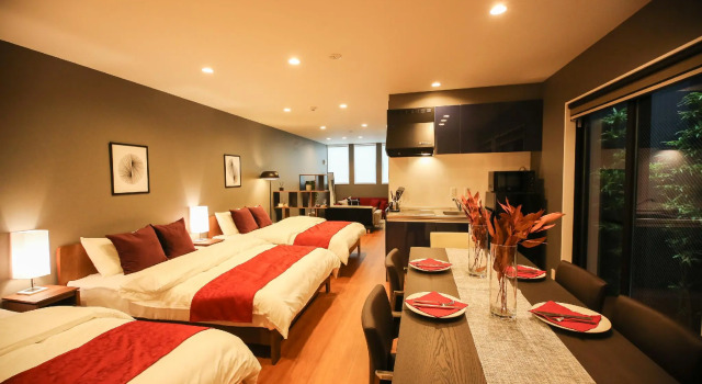 newly builtin 2019!  Designer's Room! Beppu Matsu1, Prenota Appartamento Hotel a Kyushu con parcheggio, Parcheggio