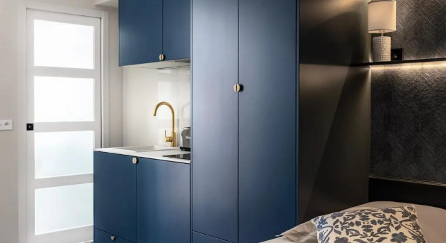 Студия Deluxe Appart Hôtel Résidence Courcelle