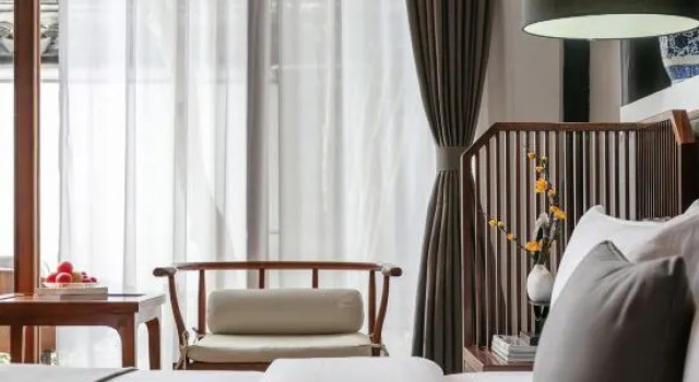 Кровать в общем номере с 6 комнатами Tongli Qingyan · Shangpin Courtyard Riverside Vacation Apartment