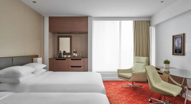 Premier quadruple chambre Melbourne Marriott Hotel