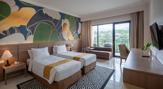 Deluxe Twin room The Green Peak, ARTOTEL Curated