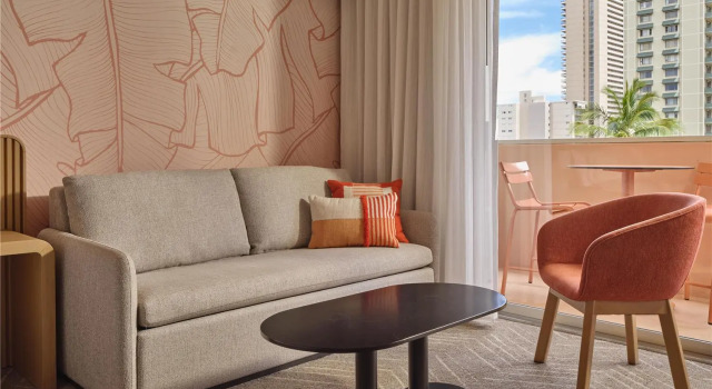 Номер Standard с частичным видом The Ambassador Hotel of Waikiki, Tapestry Collection by Hilton
