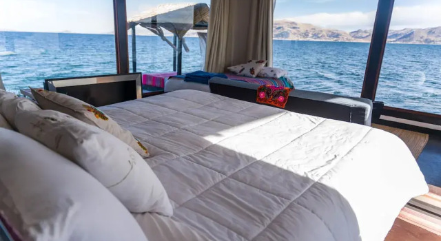 Standard quarto 1 quarto varanda e com vista Uros LodgeTiticaca Peru