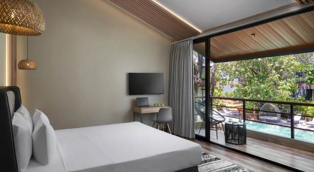 Номер Executive с видом на бассейн Avataara Resort & Spa