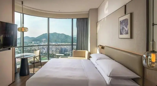 Двухместный номер Deluxe с красивым видом из окна Jieyang Marriott Hotel