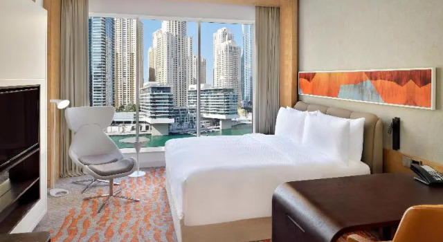 Двухместный номер Standard с видом на гавань Crowne Plaza Dubai Marina by IHG