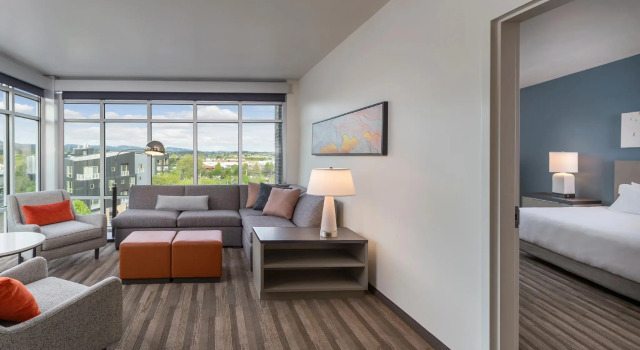 Двухместный люкс c 1 комнатой Hyatt House Portland/Beaverton