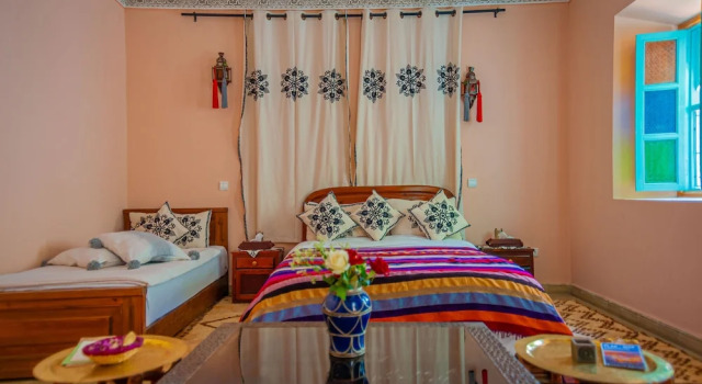 Трёхместный номер Standard с красивым видом из окна Riad Dar Mamouni