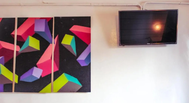 Кровать в общем номере Aldea Hostel & Café