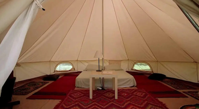 Cocoon Tent in an Olive Grove, Book Vacation Home Marathopolis Messinia
