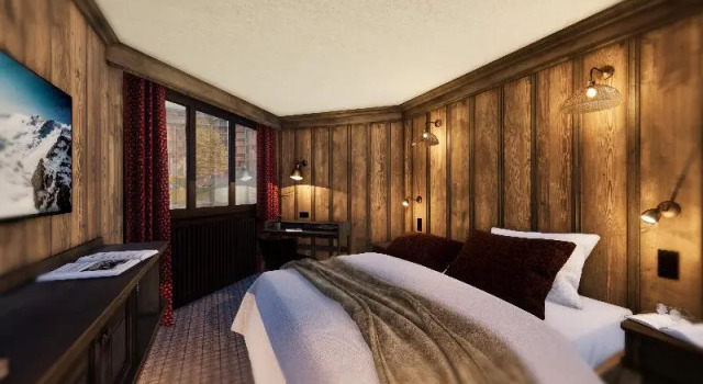 Четырёхместный номер Standard с 2 комнатами Hotel & Spa Le Val dIsère