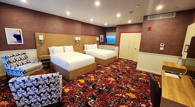 Четырёхместный люкс c 1 комнатой с видом на город citizenM New York Times Square