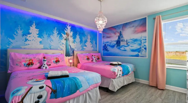 Striking Disney Themed10br Pool/spa/game Room, Забронировать Дом для отпуска Виллы Фор Корнерз, Вилла