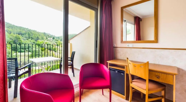 Двухместный номер Premium с видом на реку Hotel Rosaleda del Mijares