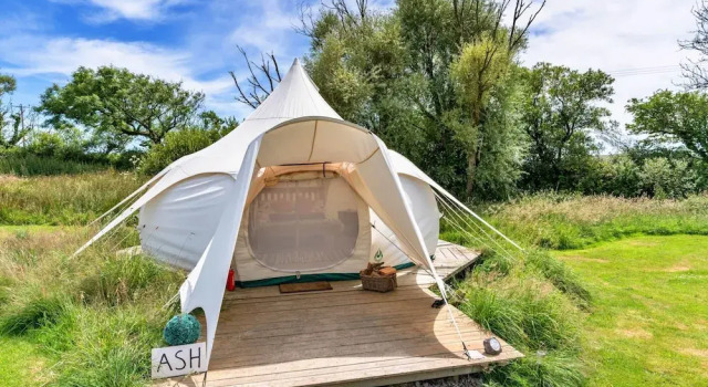 Шале Bell Tent in North Devon Near Stunning Beaches
