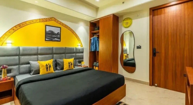 Двухместный номер Deluxe с видом на город The Hosteller Agra, Tajganj
