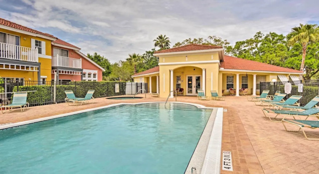 9 Mi to Disney: Resort Getaway w/ Private Patio!