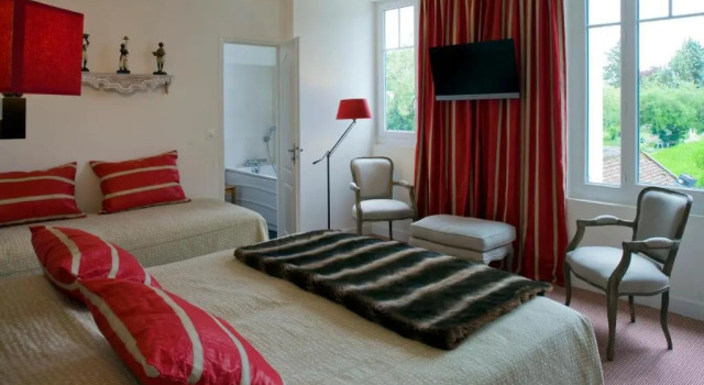Номер Standard Logis Hôtel Auberge Du Centre Châteaux de la Loire