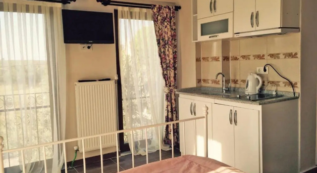 Двухместный номер Deluxe с балконом и с видом на море Ede Apart Otel