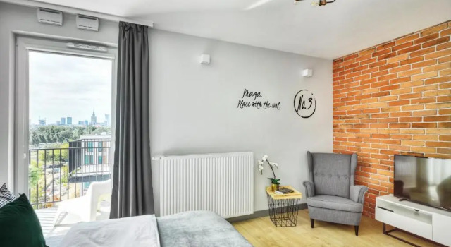Апартаменты Atelier Apartamenty Praga No. 3 z panoramą Warszawy