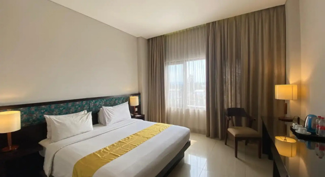 Süper çift kişilik oda Hotel Santika Purwokerto