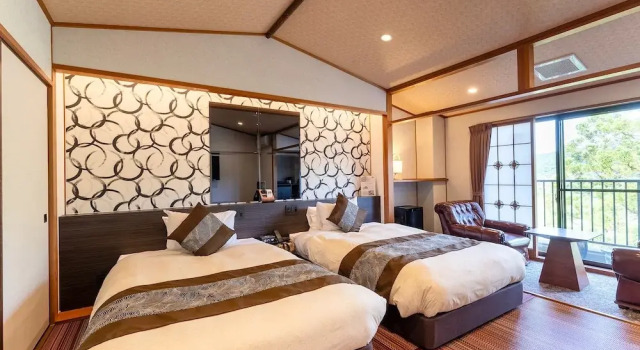 Двухместный номер Superior Livemax Resort Yuhigaura Kitu Onsen