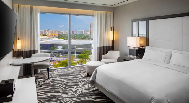 Двухместный люкс Hearing Accessible Presidential Hilton Miami Aventura