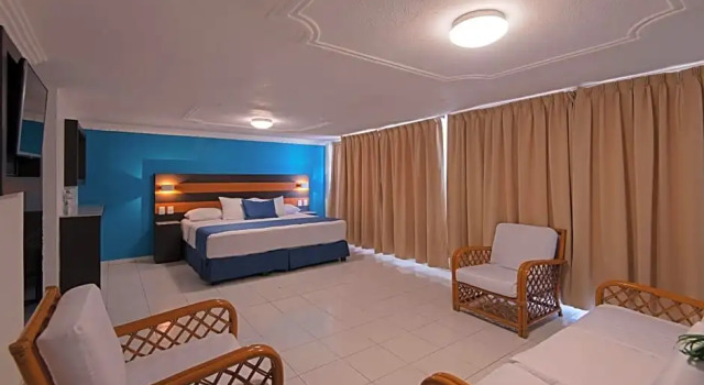 Двухместный люкс с видом на море Hotel Fiesta Mexicana