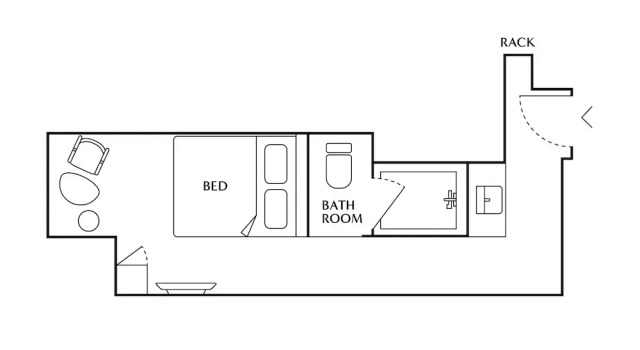 Номер Deluxe Nest Hotel Naha Nishi