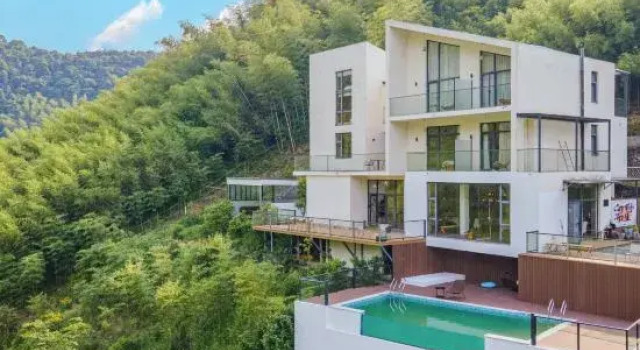 Wuji Anji Hana Hot Spring Resort Villa, Prenota Resort Hotel a Huzhou con piscina, Piscina