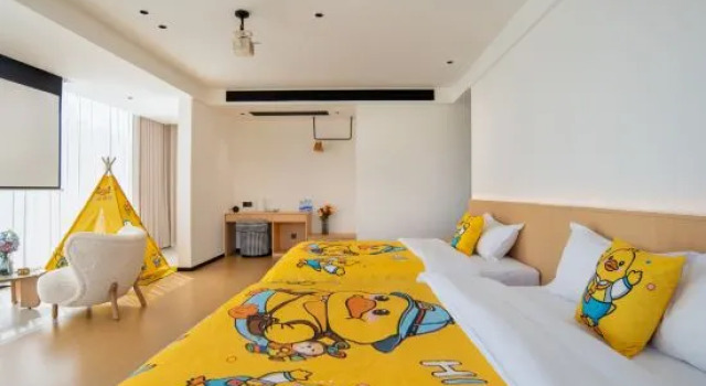 Семейный тент с красивым видом из окна Shuiyunjian Hotel