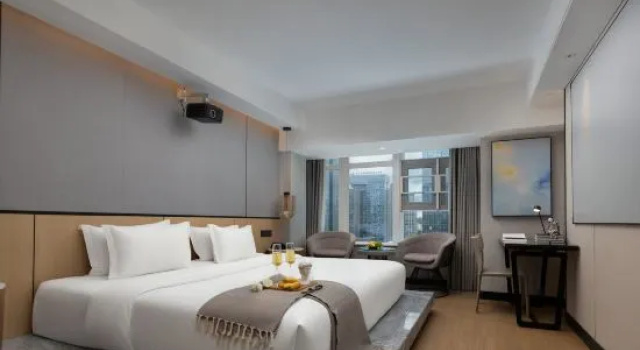 Двухместный семейный люкс HUACHENG·V Time Walk Hotel (Guanshanhu Park Lincheng West Road Subway Station Branch)