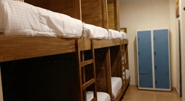Lit en dortoir Happy Penida Hostel