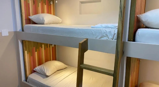 Кровать в общем номере Bambuda Bocas Town - Hostel
