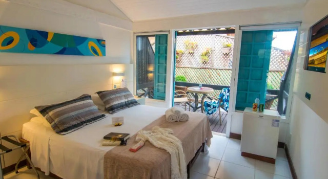Двухместный номер Standard с балконом Chez Pitu Praia Hotel