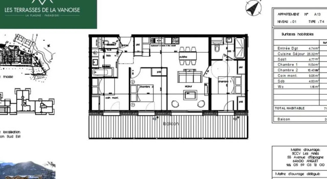 Appartement Champagny-en-Vanoise, 3 pièces, 8 personnes - FR-1-638-4, Prenota Appartamento Hotel a Rodano-Alpi con parcheggio, Parcheggio