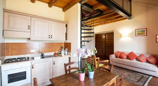 Семейный номер Standard с видом на озеро Agriturismo Lago di Mezzano