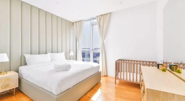 Premium 2 plus1BR condo Bluewater Island, Забронировать Дом для отпуска Дубай Эмират Дубай, рядом с Jumeirah Beach Residence Tram Station 2