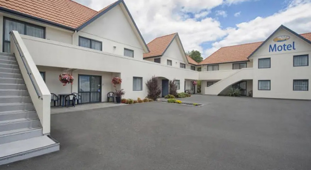 Кровать в общем номере Bella Vista Motel Rotorua