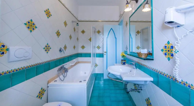 Двухместный номер Deluxe с балконом и с видом на море Albergo Riviera B&B Rooms & App Sea-View