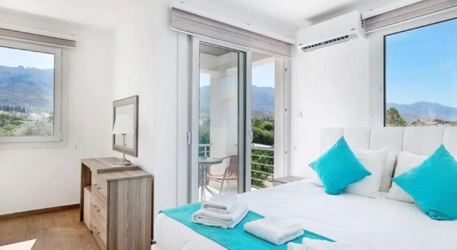 Flat with Shared Pool and Nature View in Kyrenia