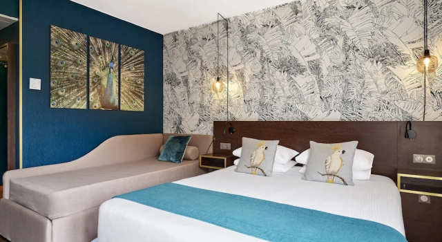 Трёхместный номер Standard Hôtel Birdy by Happyculture