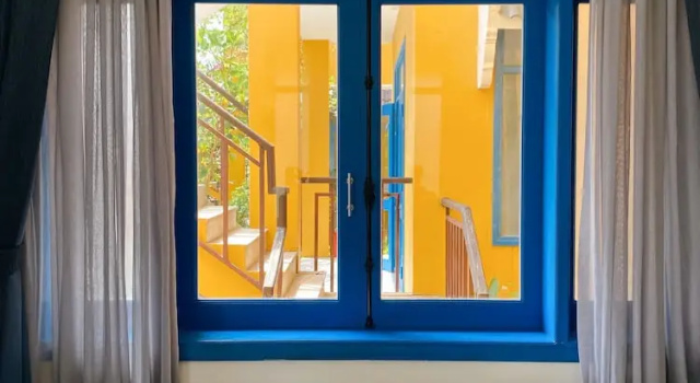 Двухместный номер Deluxe с балконом и с видом на бассейн Sunkised Paddy Hoi An Villa