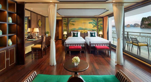 Люкс Executive с балконом и с видом на море Indochine Premium Halong Bay