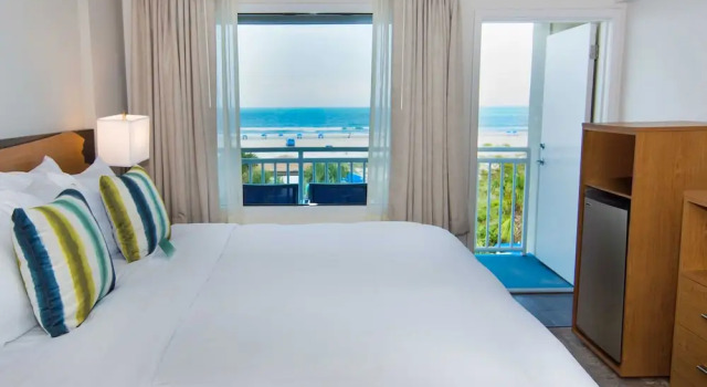 Двухместный номер Standard с балконом и с видом на океан Guy Harvey Resort on Saint Augustine Beach
