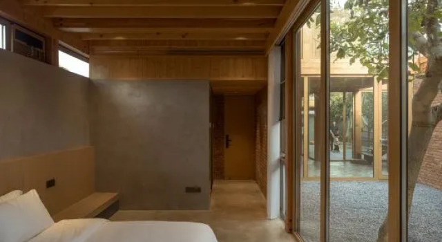 Люкс с видом на внутренний двор Beijing Leisu Designer Boutique Homestay