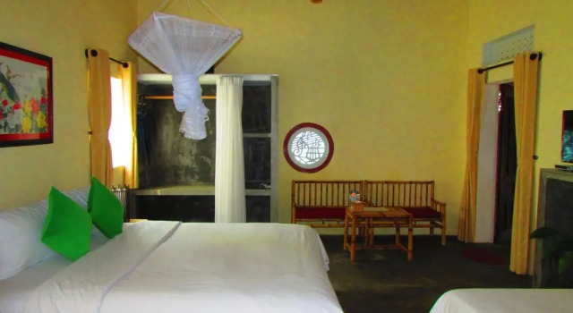 Трёхместный номер Deluxe Red Flower Cottages Homestay