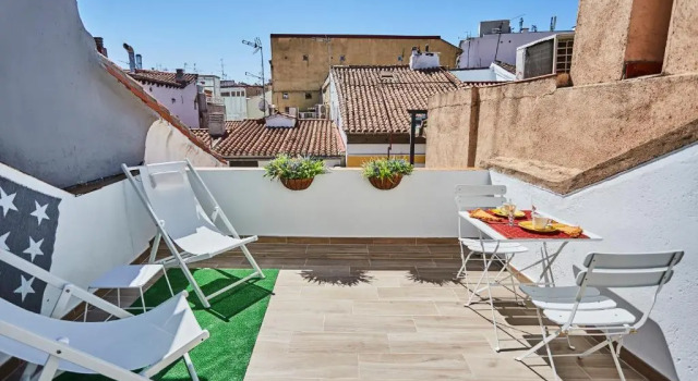 Апартаменты Ático duplex con terraza en puro centro, 2 a 8 pax